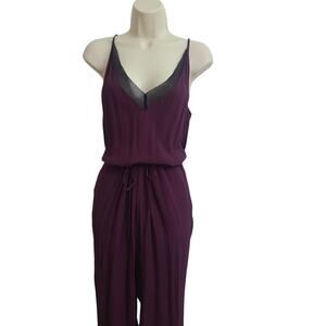 Trouve Jumpsuit- NWT- Burgundy, Classic and Demure
